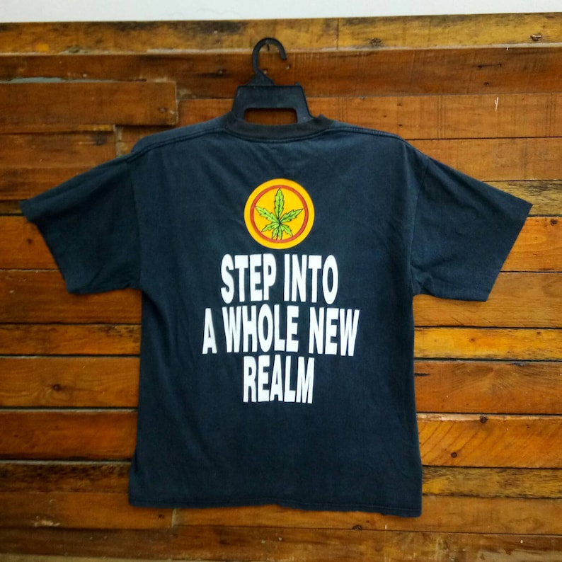Cypress Hill Step Into A Whole New Realm T Shirt 90s Cypress Hill Hip Hop Band T Shirt Rare Vintage Cypress Hill T Shirt Size L