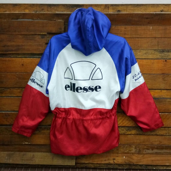 ellesse red windbreaker