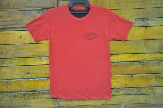 jordan red and black t shirt