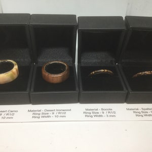 Stainless Steel Rings USA Sizes 4 to 9