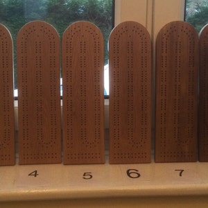 Track Style Cribbage Board 2 Person