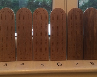 Track Style Cribbage Board 2 Person