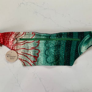 Handmade Recycled Sari Hip Bag: Fair Trade Kantha Fanny Pack