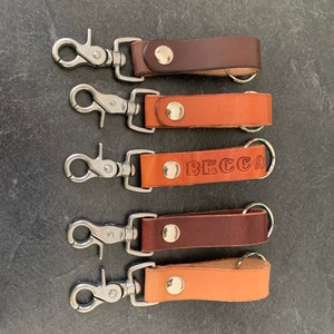 Key Chain | Luggage Tag | Leather | Made By Inmates