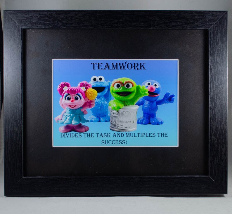 Teamwork Elmo Motivational Teamwork Print for Kids. Great for the Classroom - Etsy