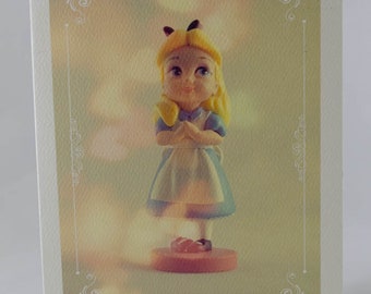 Alice in Wonderland 5 1/2 inch Matte Birthday Card