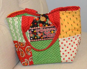 Mini Christmas Charm Square Purse