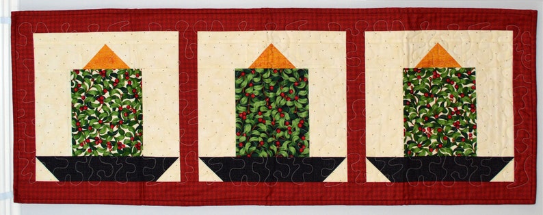 Three Candle Table Runner
