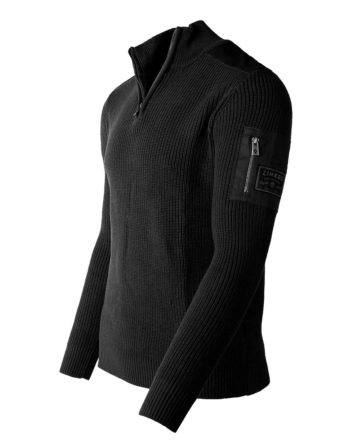 STONE ｜LONG-SLEEVED ZIP-UP/TURTLENECK (61951 Cott MOZI_3319-Photoroom_d5805692-