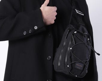 ZIMEGO Tactical Nylon Sling Bag: Crossbody Utility Pack