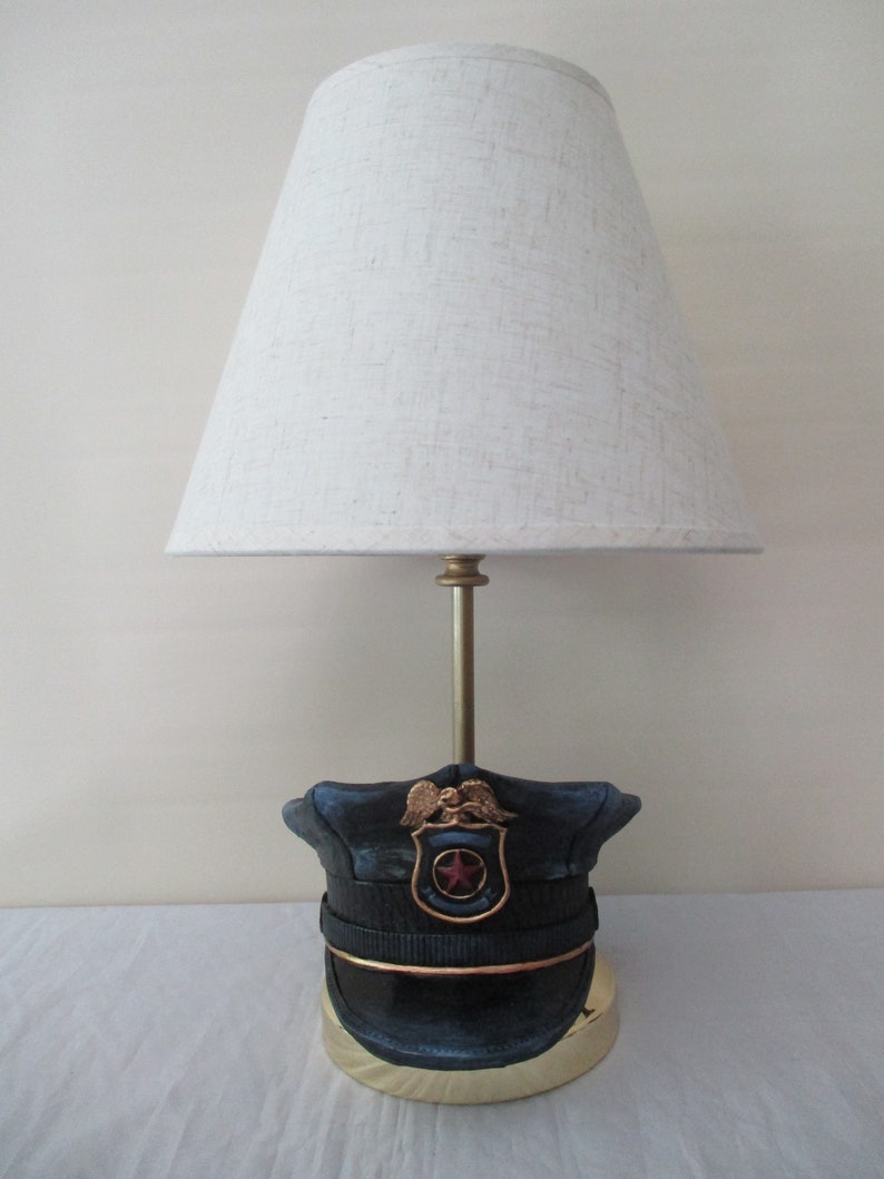Police Lamp Hat Patrol Sheriff Badge Honor Children Nursery