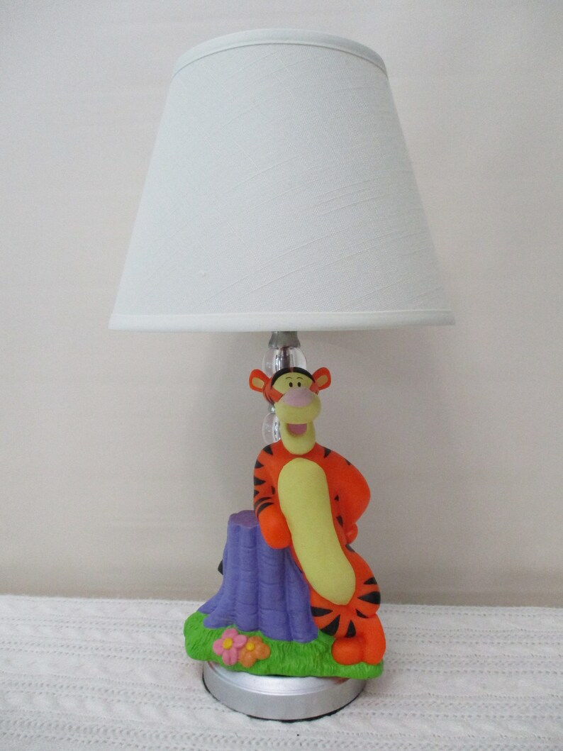 Tigger Lamp Nursery Children S Pooh Piglet Lampshade Christopher Robin Winnie The Bouncingtigger Happy Eyeore