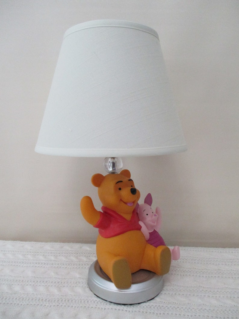 Winnie Pooh Lamp Nursery Children Bear Nostalgia Vintage