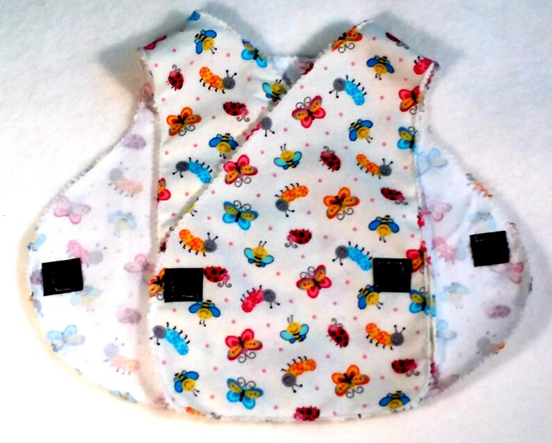 Gift for the Preemie Girl Boy Adorable Smock Bugs and Butterflies Baby Gown MICRO Preemie Hospital Gown Flannel NICU Approved Gown 3-5 lbs