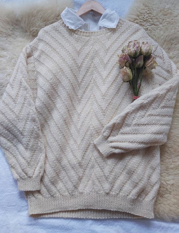 Vintage Fisherman Sweater ~ Pure Wool