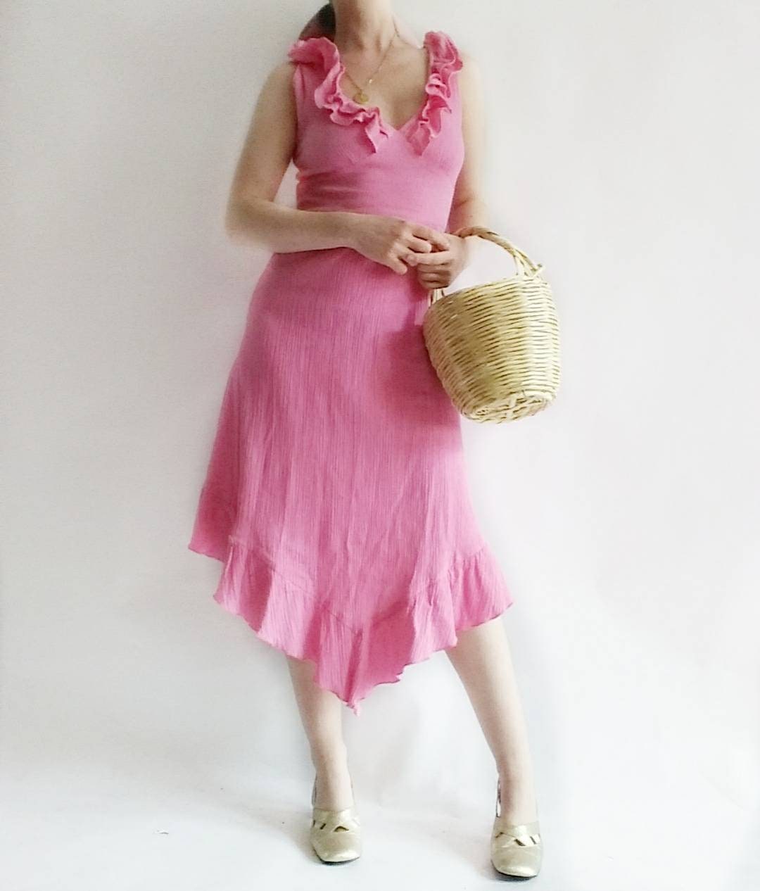 vintage cheesecloth dress
