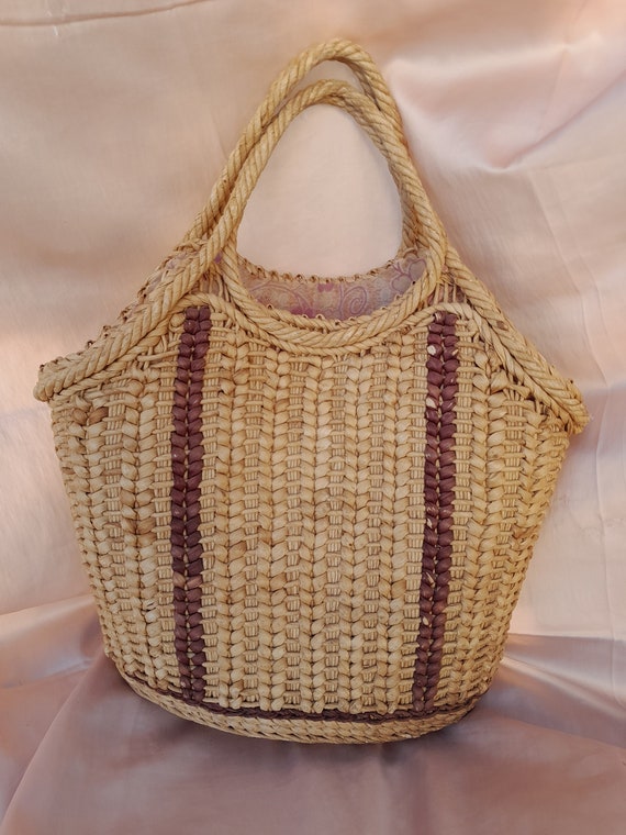 Vintage 60s/70s Straw Bag