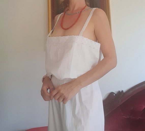 Antique White Cotton Camisole