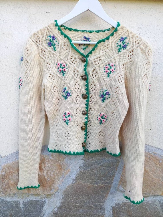 Vintage Embroidered Cardigan