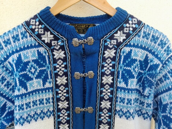 Vintage Wool Cardigan Made in Norway
