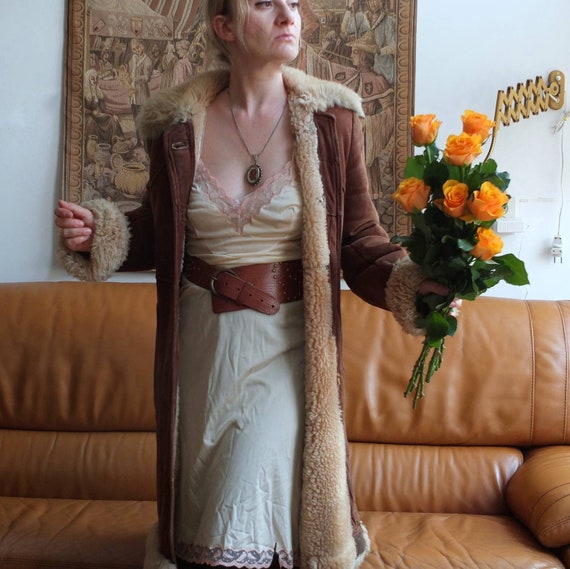 Vintage 70s Sheepskin Coat