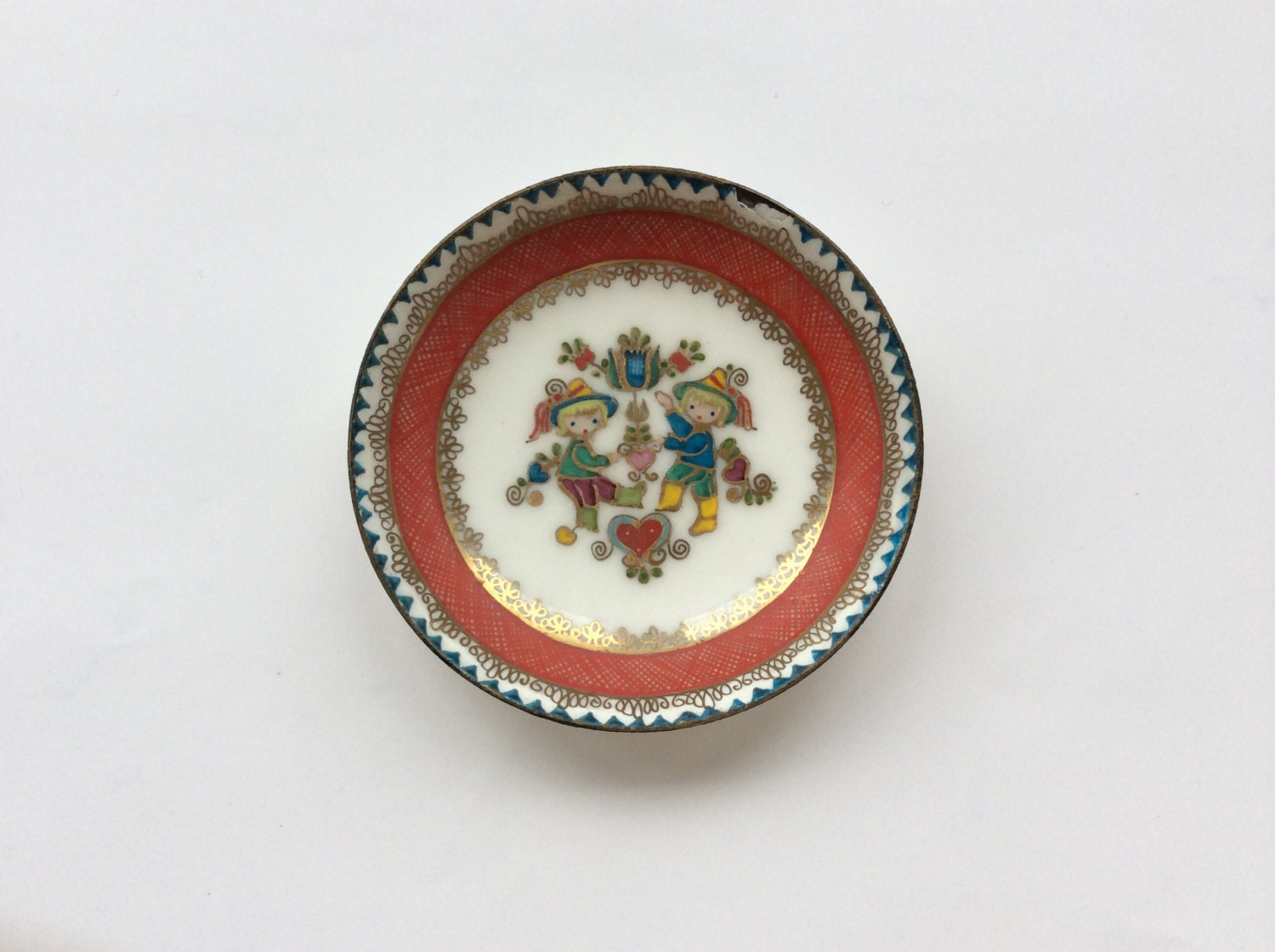 Arta Austrian Enamel Pin Dish - Etsy