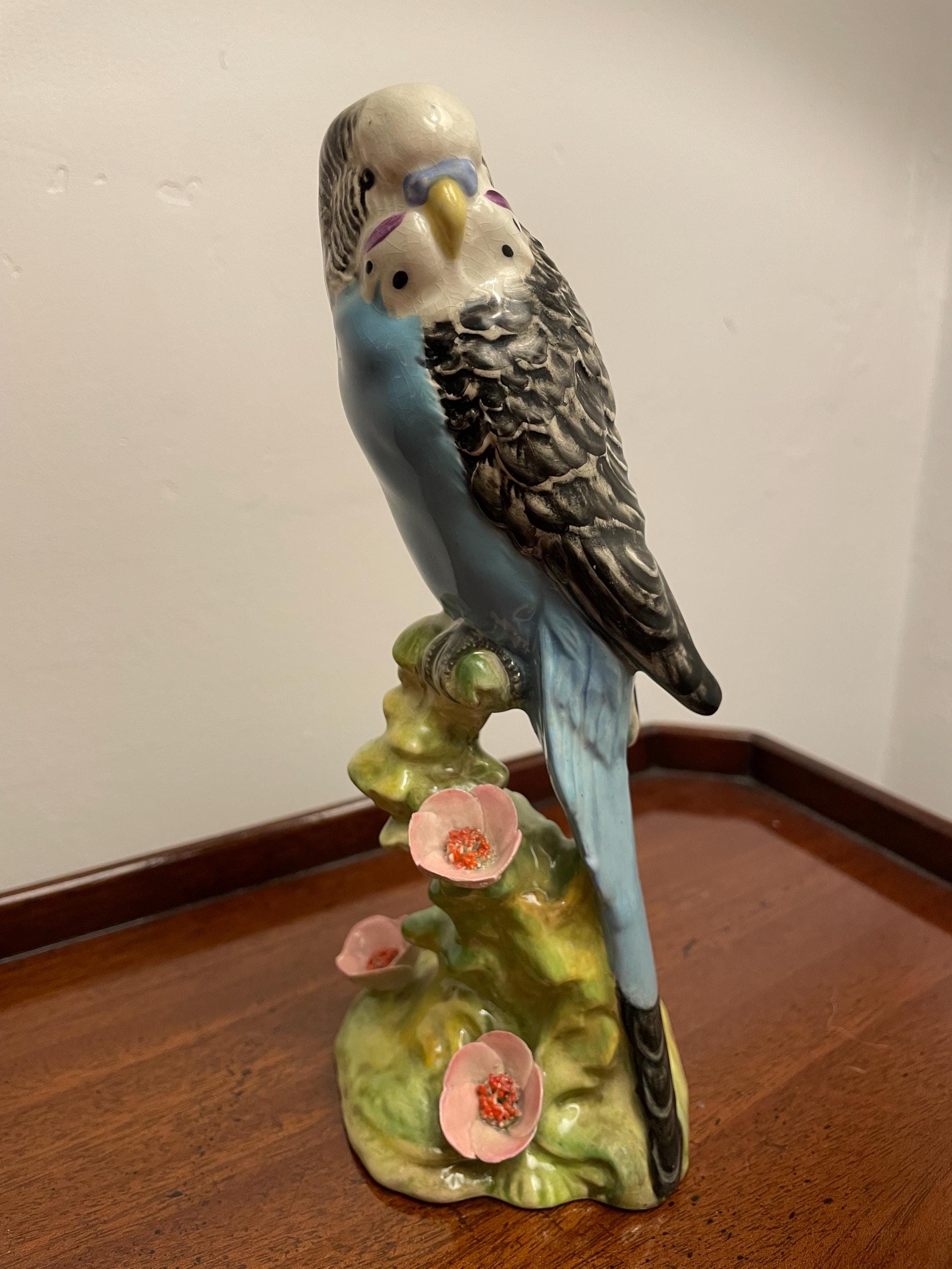 Beswick Blue Budgerigar Left Facing - Etsy UK