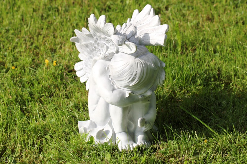 Engel Skulptur für Terrasse Garten Grab oder Wohnung Etsy
