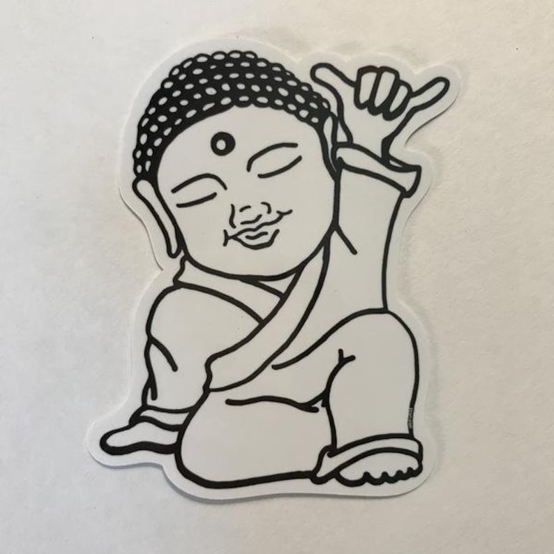 Shaka Buddha Sticker Etsy