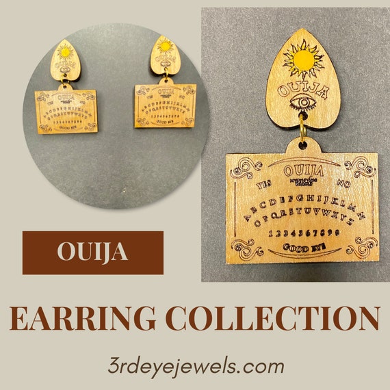 Ouija Board Statement Earrings