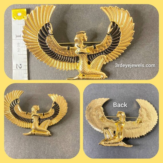 Kemetic Jewels: Goddess Isis Brooch Pin