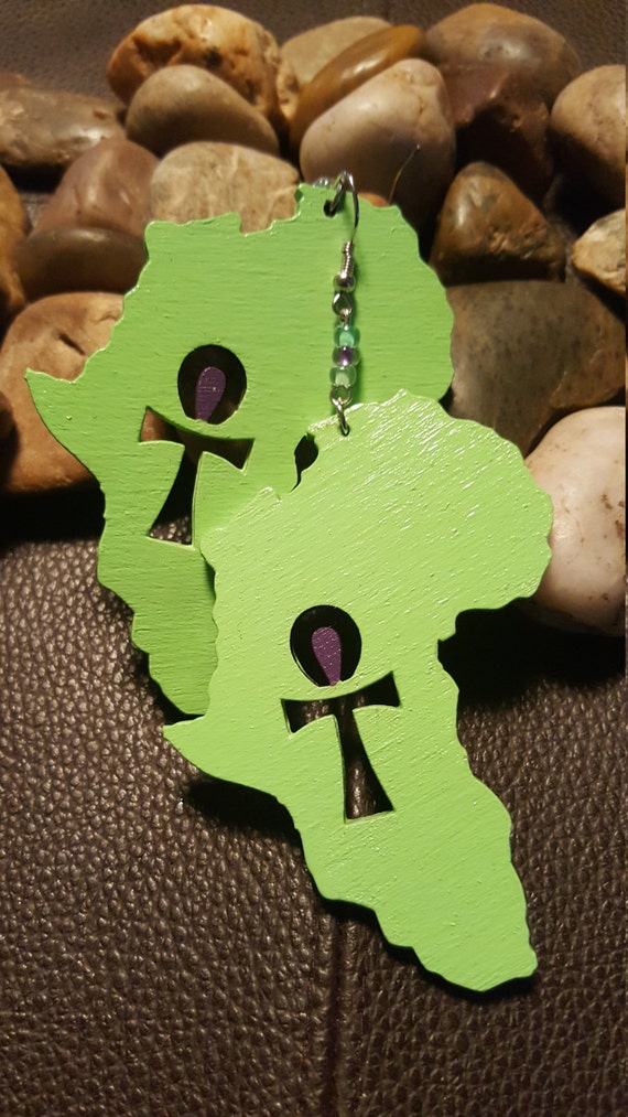 Africa with Ankh Cutout