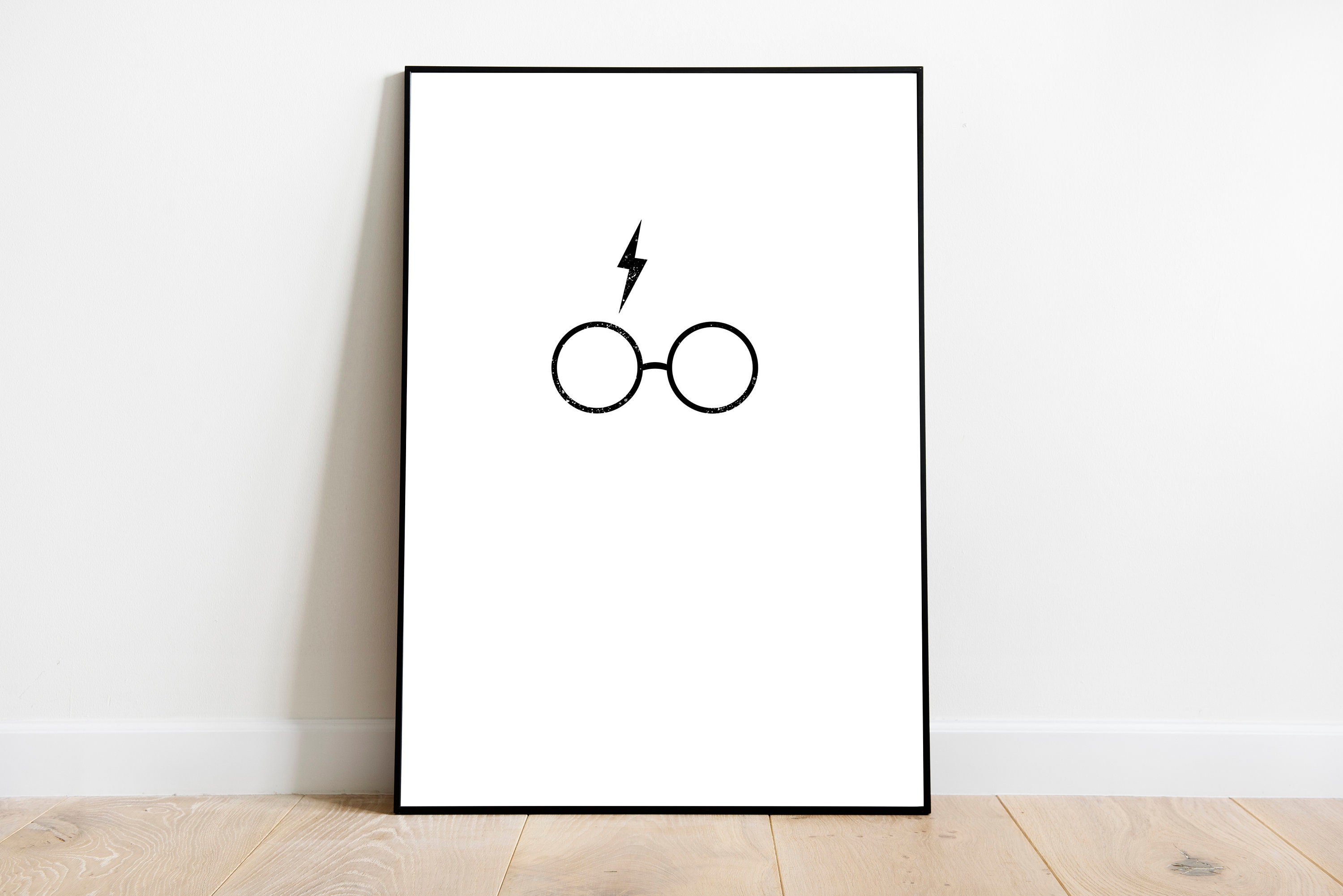 Harry Potter Glasses Print | Etsy