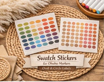 Marker Cap Swatch Stickers