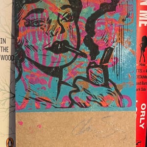 musst du leuchten? signierte 4x6 ”Kunstkarte siehe die Bilder Warhol Comics Lichtenstein Hockney