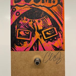 Untergang! Pop art Unikat signierter Kunstdruck mf Doom Doktor Warhol Lichtenstein