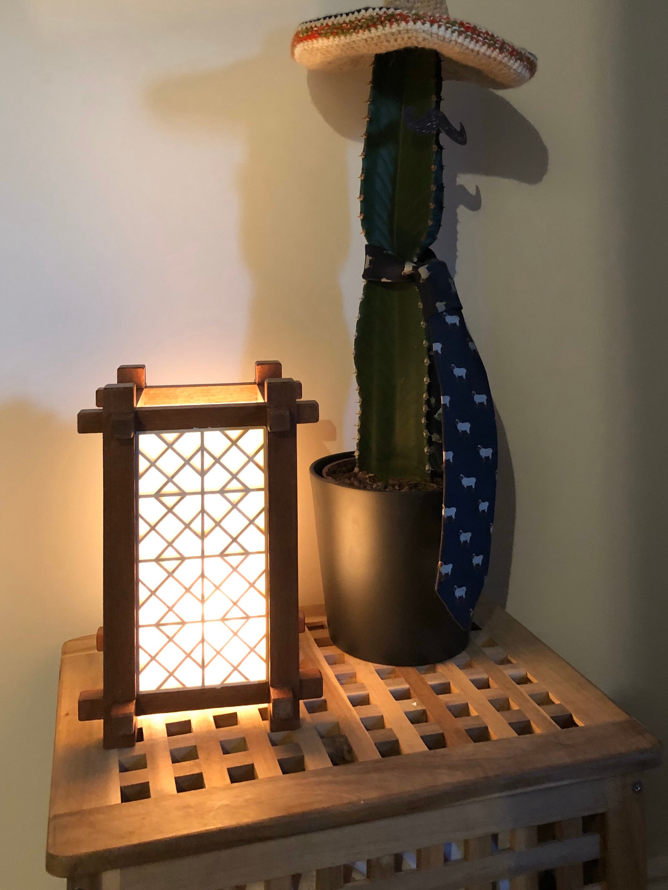 Wooden Lamp - Japanese Kumiko Lantern - Etsy Wooden Lamp - Japanese Kumiko Lantern - Etsy