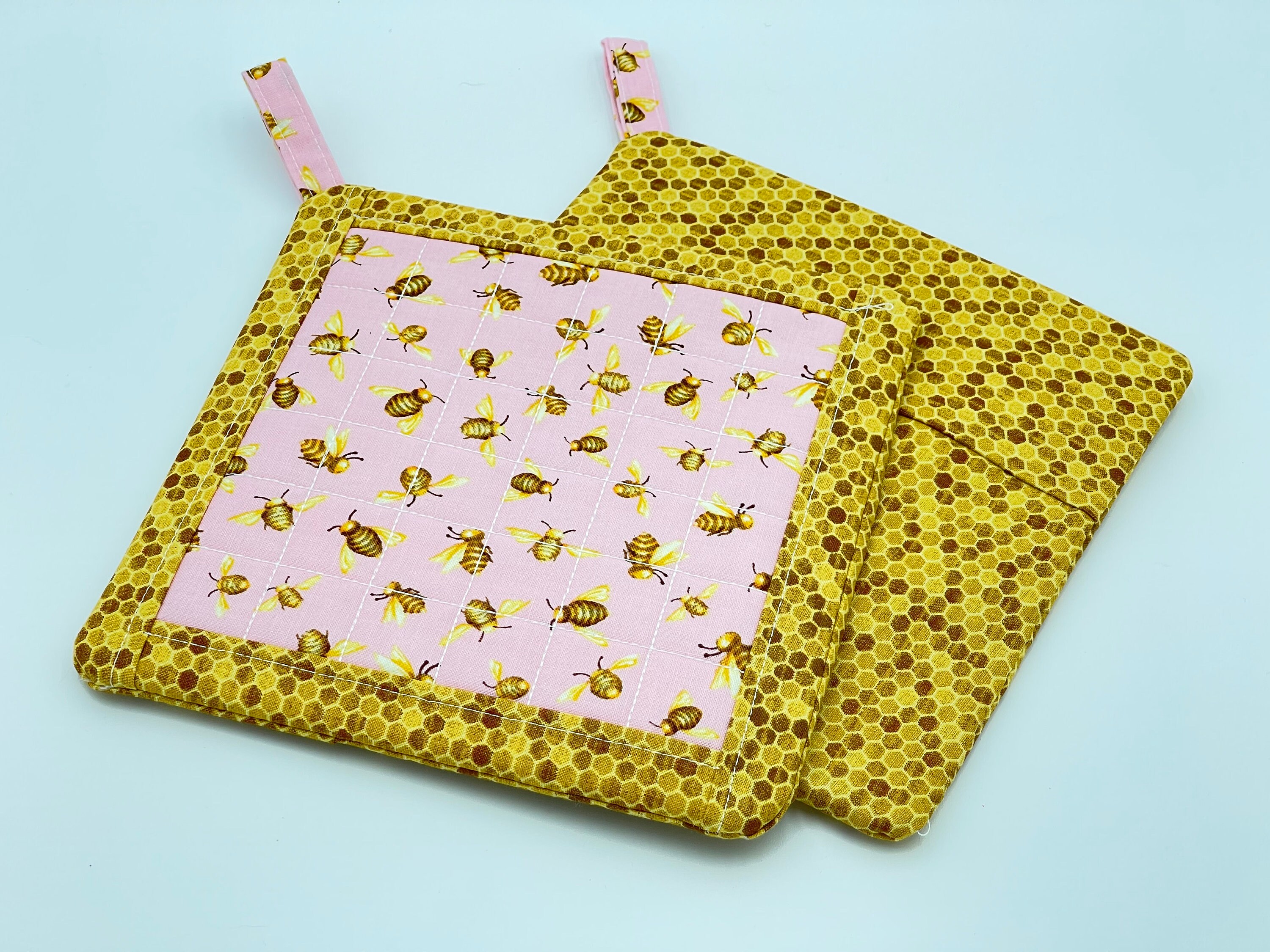 Honey Bee Pot Holder New Home Gift Gift for Mom Etsy