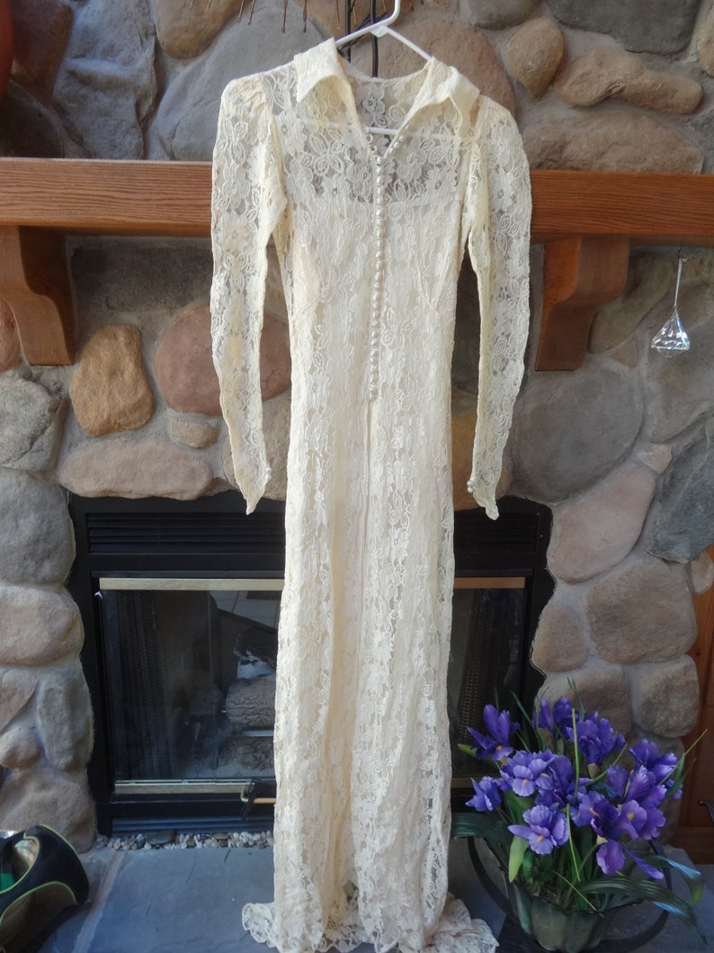 antique lace dress