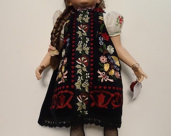 22-inch Franse kunstenaarspop, Christina van Mundia uit Frankrijk, nieuwstaat