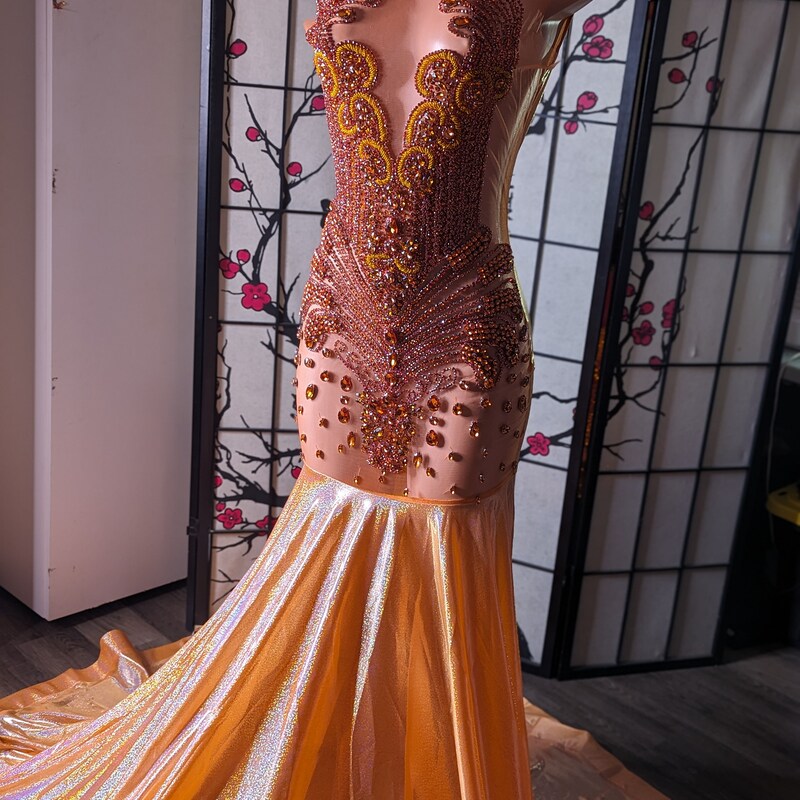 Primrose Peach dress