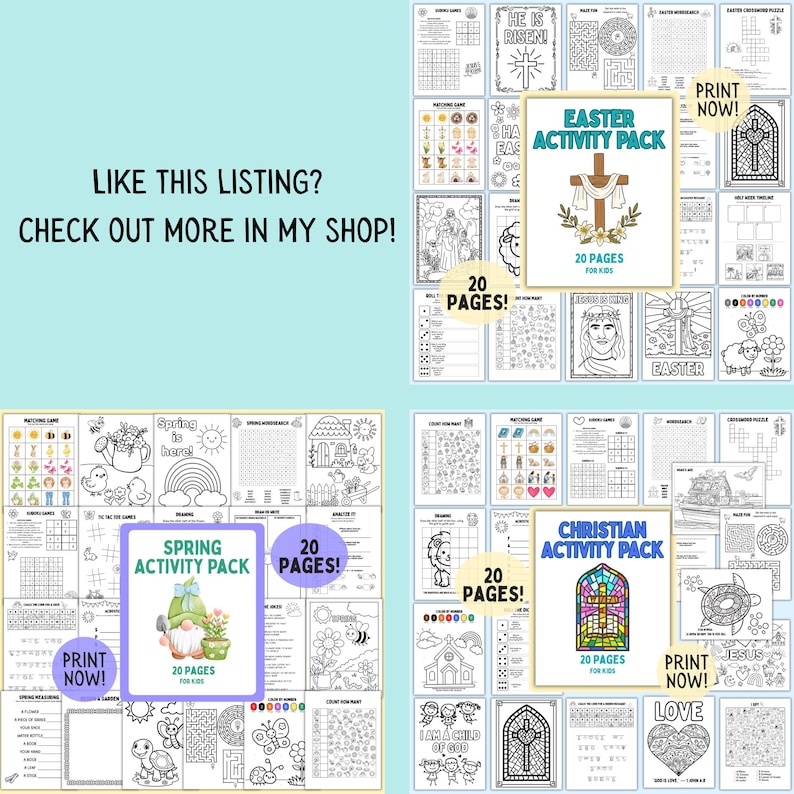 Christian Easter Coloring Pages for Kids Religious Easter Printable Color Pack Bible Resurrection Sunday School Coloring Sheets image 4