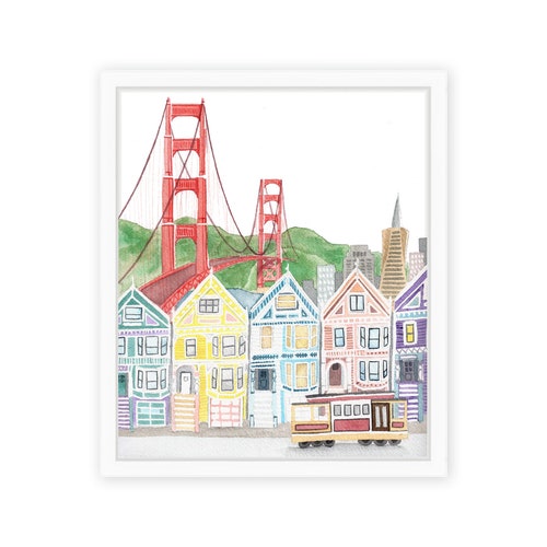 San Francisco Art Print Set of 3 San Francisco Photography Etsy