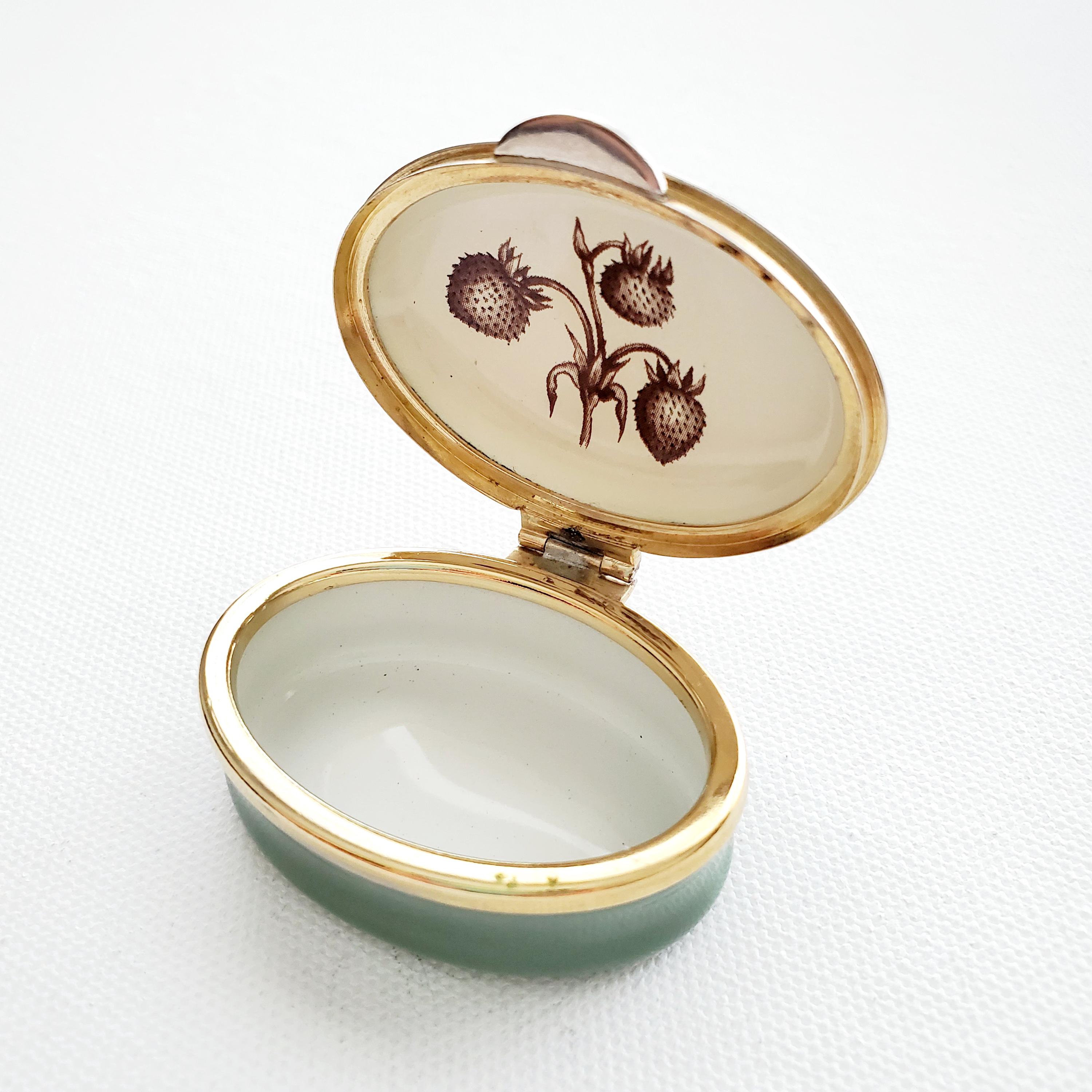 1980s Vintage, Staffordshire Enamels England, Hand Painted