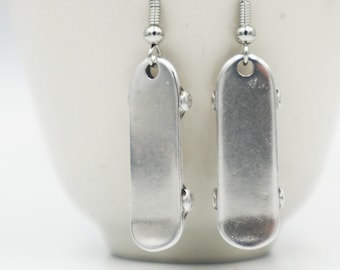 skateboard Dangle Earrings, y2k jewelry