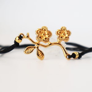 Blumenarmband verstellbares Freundschaftsarmband,Geschenk für sie