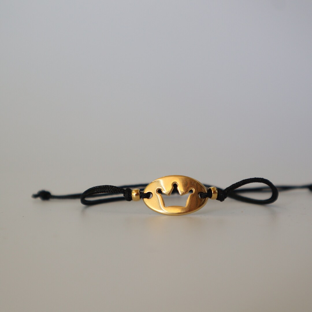 Cz Crown Bracelet Natural Stone Adjustable CZ King Crown Bracelet &ndash; Natural Stone Adjustable Bracelet For Women &amp; Men, Gift Adjustable Stone Bracelet