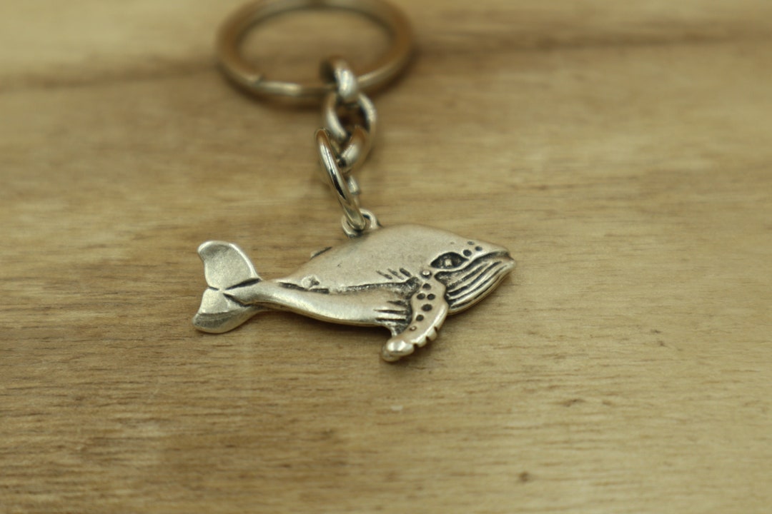 Humpback Whale Key Chain blue Whale Keychain Keychains for Etsy