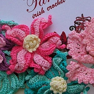 Master classes on flowers using the Irish lace technique from TanitkaLace.