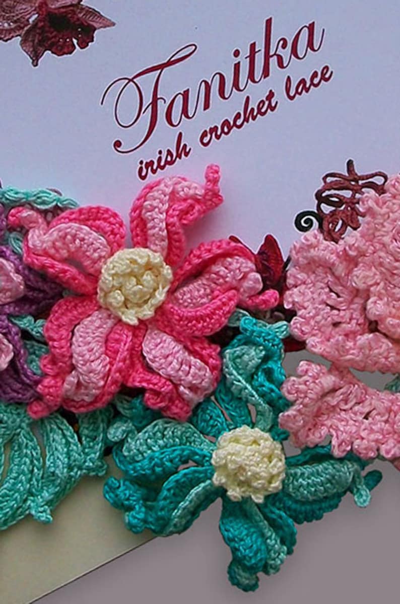 Master classes on flowers using the Irish lace technique from TanitkaLace.